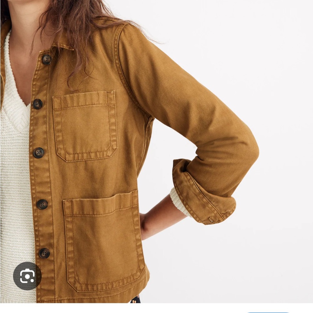 Madewell Garment-Dyed Ashwood Chore Coat